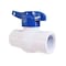 Thrifco Plumbing 1-1/2 Inch Threaded PVC Ball Valve, Blue Handle, Heavy Duty 6415224 - alternate 5
